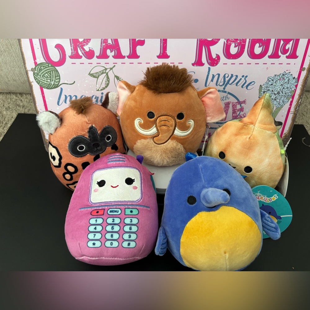 5” Squishmallow Bundle-Set of 5